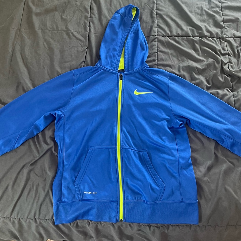 Blue/Green Youth Nike Hoodie